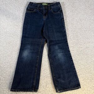 Old Navy Boys Jeans Size 7 Regular Straight Retro Fit Adjustable Waist